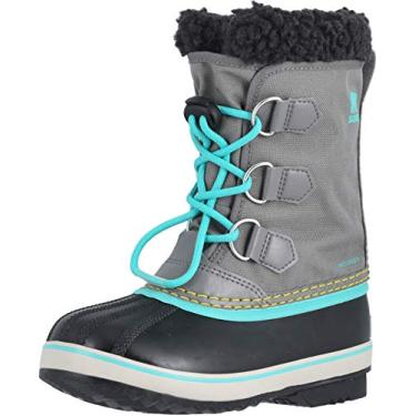 Imagem de Sorel Yoot Pac Nylon para meninas (criança pequena/criança grande), Pedreira/Golfinho 1, 21