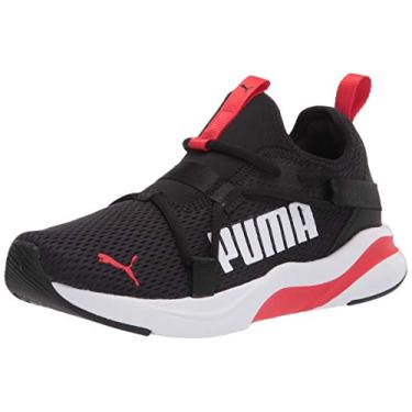 Imagem de PUMA Tênis Rift Slip On All Over Print, Preto/vermelho de alto risco, 21
