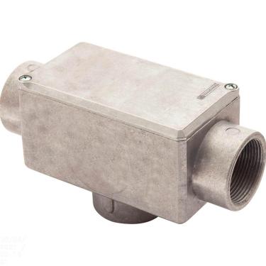 Imagem de Condulete fixo 1.1/4" tipo "TB" - com tampa / rosca BSP / sem pintura Tramontina