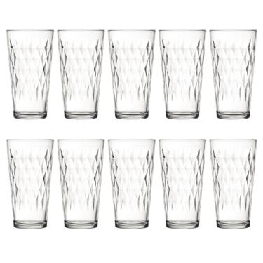 Imagem de Copo Vitrage 350ml Vidro Resistente Suco Agua Nadir - 10Un