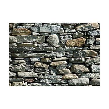 Imagem de Newmind Fundo de aquário fácil de aplicar e remover papel de parede de tanque de peixes decoração de fundo - pedras, 122 x 46 cm