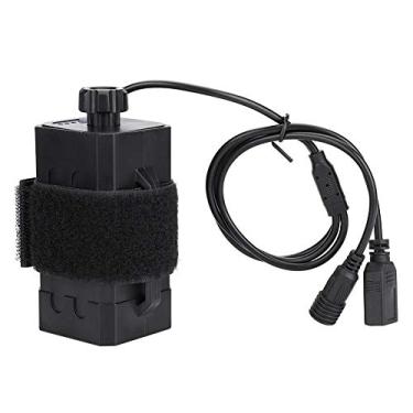 Imagem de Serounder Capa de bateria para bicicleta 4X , capa de bateria à prova d'água caixa de armazenamento doméstico com interface dupla USB/DC para lâmpada de bicicleta/farol/celular