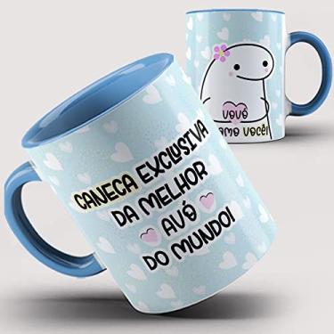 Imagem de Caneca Azul Melhor Avó do Mundo 61ia