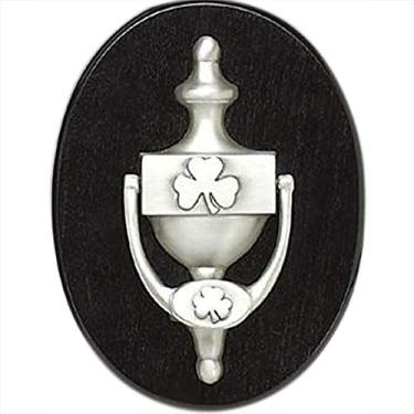 Imagem de Batedor de porta de trevo de estanho Mullingar