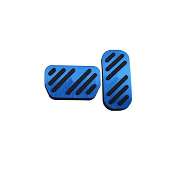 Imagem de Capa de pedal de carro, apto para Toyota C-HR CHR 2016 2017 2018 2019 2020 2021 (azul)