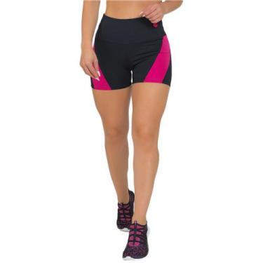 Imagem de Shorts Feminino Fitness Elegance Preto - Manalinda