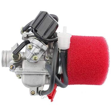 Imagem de Carburador Goofit PD24J com filtro de ar para GY6 125cc 150cc 152QMI 157QMJ Motor Base ATV Scooter Go Kart