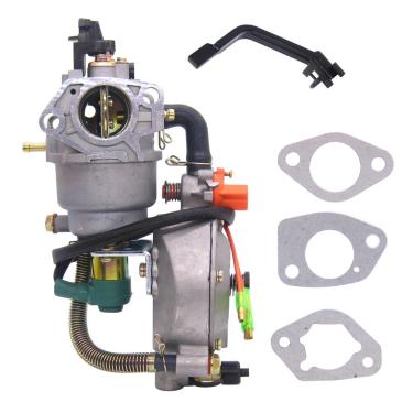 Imagem de Kit de conversão de carburador de combustível duplo FitBest para Honda GX390 188F 4,5-5,5KW 13-14HP, engasga manual do gerador