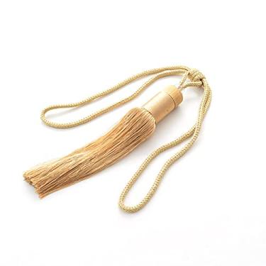 Imagem de Suportes de cortina Cortina de borla cilíndrica simples cortina de bola pendurada acessórios de cortina, T6,4 pcs