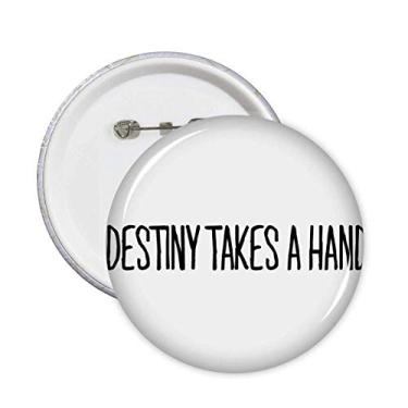 Imagem de Destiny Takes A Hand Art Deco Presente Fashion Pins Emblema Emblema Acessório Decoração 5 peças