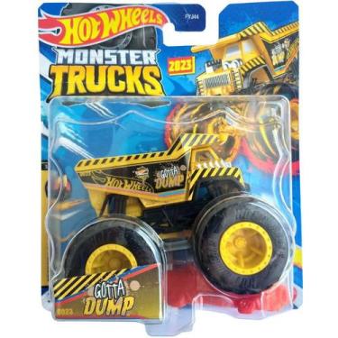 Hot Wheels Monster Trucks Bone Shaker veículo fundido em escala 1:24 com  rodas gigantes para crianças de 3 a 8 anos Ótimo presente Caminhões de  brinquedo grandes escalas em Promoção na Americanas