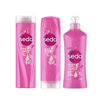 Imagem de Seda Kit Ceramidas 325 Ml (Shampoo, Condicionador, Creme Para Pentear