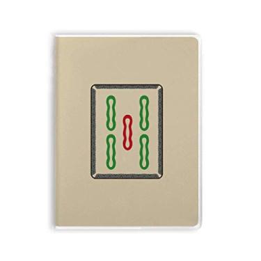 Imagem de Caderno Mahjong Bamboo Bar 5 azulejos padrão capa de chiclete diário capa macia