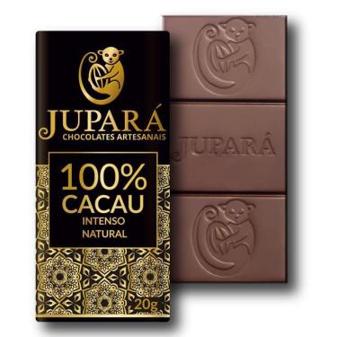 Imagem de 50 Barras De Chocolates Jupará 100% Cacau Puro E Natural