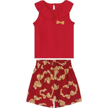 Imagem de CONJUNTO INFANTIL FEMININO LAÇO CARINHOSO REF: 1000100617 1/3-Feminino