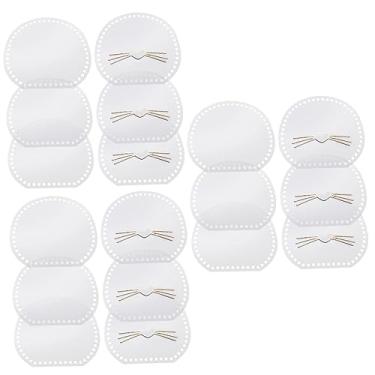 Imagem de VILLCASE 3 Conjuntos De Placa De Gato Com Painel Transparente Tecido Para Trás Fazendo DIY Bolsa De Artesanato Artesanal Para Sacos De Acrílico Tecendo Bolsa Transparente De Tricô
