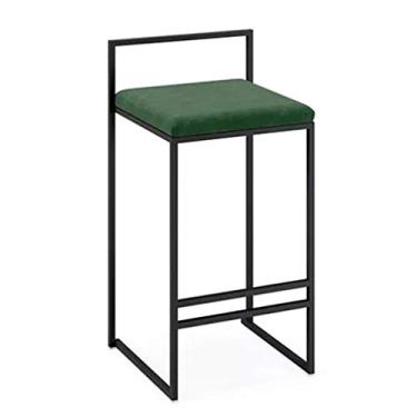 Imagem de Cadeiras de jantar banquetas de bar banqueta de bar elegante moderna cadeira para casa...