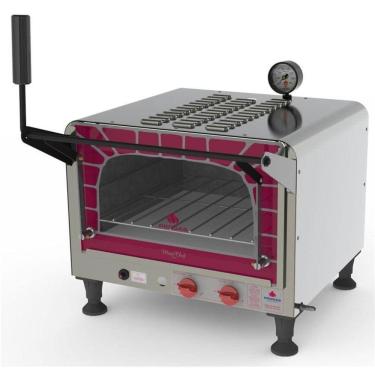 Imagem de Forno Lastro Pedra Refratária Gás Baixa Pressão Mini Chef Prp-400 G Style G2 - Progás