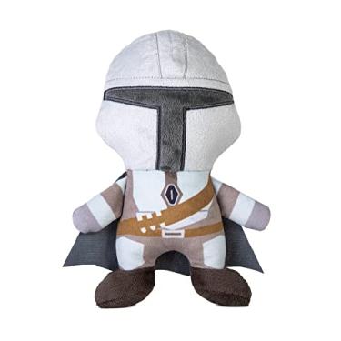 Imagem de STAR WARS Brinquedo de pelúcia para cães The Mandalorian de 22,8 cm | Brinquedos de pelúcia médios para cães de pelúcia