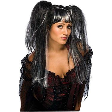 Imagem de Rubie's Peruca adulta Lilith Fairy, Preto/branco, tamanho nico