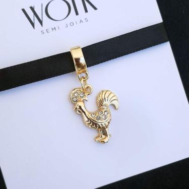 Imagem de Pingente Berloque Símbolo da Publicidade Pandora Banhado a Ouro 18k - Premium