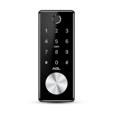 Imagem de Fechadura Digital T12 Bluetooth Biometria Cartão Chave Senha - Agl Bra