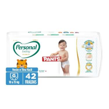 Imagem de Personal Fralda Baby Premium Pants 42 Unidades Cor: Branco Tamanho: Grande