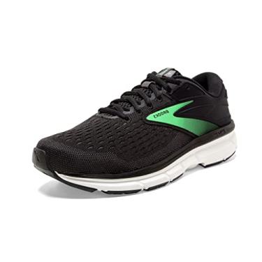 Imagem de Brooks Tênis de corrida feminino Dyad 11, preto/ébano/verde, 6.5 Wide