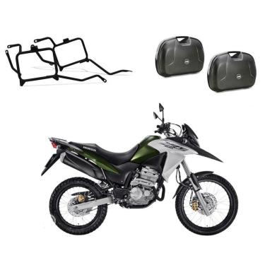 Imagem de Kit Par Baus Givi E360Nt + Suporte Givi Pl1114 Honda Xre 300