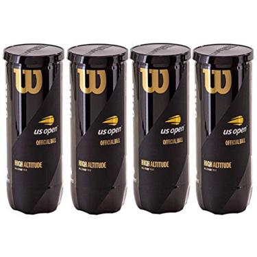 Imagem de WILSON Bolas de tênis US Open - Hi Altitude, pacote com 4 latas (12 bolas)