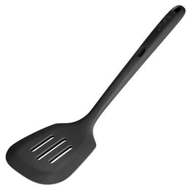 Imagem de U-Taste Espátula de Cozinha de Silicone 34,5 cm, Flexível e Resistente ao Calor, para Ovos, Panquecas, Biscoitos em Panelas Antiaderentes (Preto)
