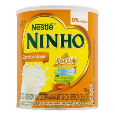 Imagem de Fórmula Infantil Em Pó Nestlé Ninho Forti+ Zero Lactose Em Lata 700G