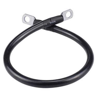 Imagem de Cllena Cabo de Bateria 3/8" 12 polegadas Longo 2-Calibre para Barco Marinho Carro RV Bateria Solar BanksCllena 12 Inch preto 4045-30BK