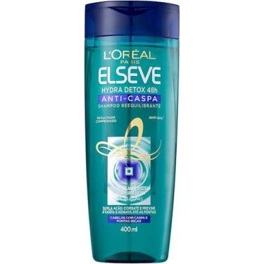 Imagem de Shampoo L'oréal Paris Elseve Hydra-Detox Anti-Caspa 400ml - Loreal