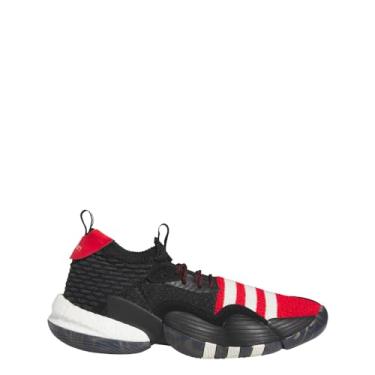 Imagem de adidas Tênis masculino Trae Young, Core Black-better Scarlet-off White, 38 BR