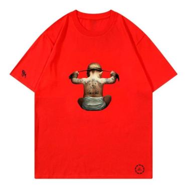 Imagem de Camiseta Estampa Vida Loka Bebê Forte Sofisticada Descolada Casual Tendência-Unissex