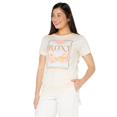 Imagem de Roxy Camiseta feminina Boyfriend Crew, Tapioca Ray 241 Exc, GG