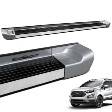 Imagem de Estribo Lateral Ecosport 2013 a 2021 Prata Dublin Personalizado