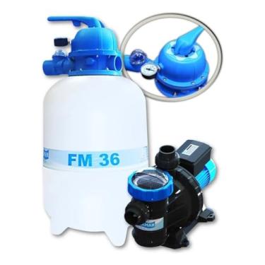 Imagem de Conjunto Filtrante Bomba + Filtro Sodramar Até 40 Mil Litros