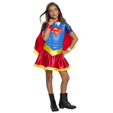 Imagem de Rubie's DC Super Hero Girls Hoodie Dress Childrens Costume, Supergirl, Medium