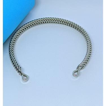 Imagem de Colar Feminino Choker Aro grosso elos Duplos Torcido trançado Folheado Ouro Dourado e Prata Luxo Inspiração Blogueira