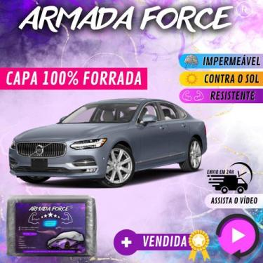Imagem de Capa Cobrir Carro 100% Forrada Armada Force 100% Impermeável Forro Tot