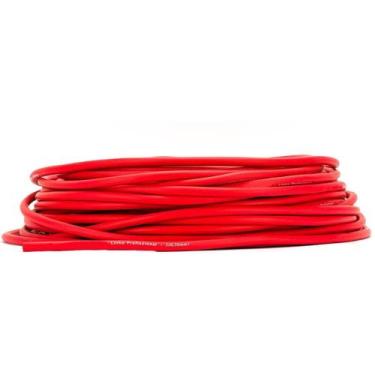 Imagem de Cabo De Guitarra Blindagem Espiral 0.30 - Vermelho10 Metros - Cirilo C