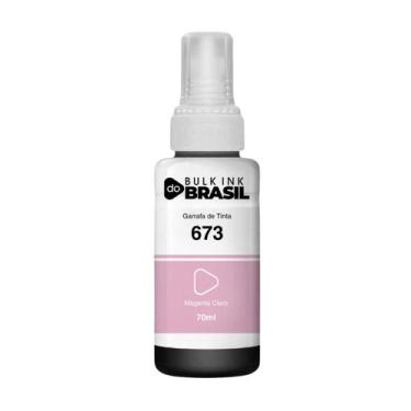 Imagem de Refil de Tinta T673 Magenta Claro Compatível Epson L805 - Bulk Ink Do 