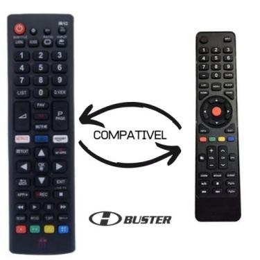 Imagem de Controle Remoto UNIVERSAL COMPATIVEL COM Tv H-buster Hbtv-32 D06fd / H
