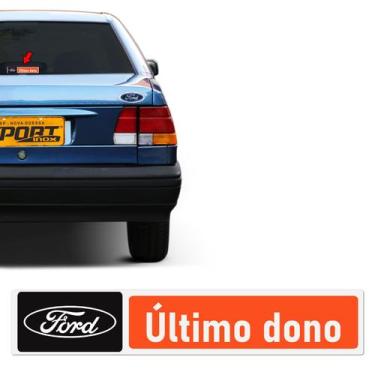 Imagem de Adesivo Interno Ford Último Dono Universal Com Verniz - SPORTINOX