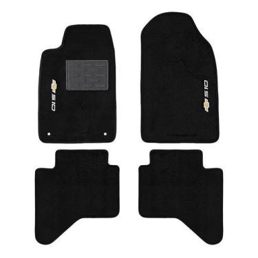 Imagem de Tapetes Para S10 Cabine Dupla 2016 2017 2018 2019 2020 2021 2022 2023 