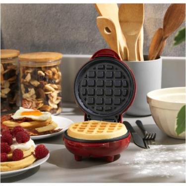 Imagem de Mini Máquina De Waffles Elétricas Portáteis Antiaderentes 110V Cozimen