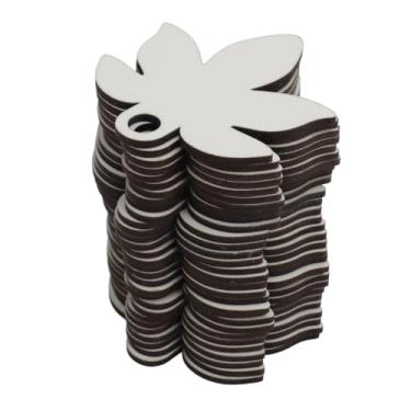 Imagem de Suporte de Etiqueta de Placas de Identificação de Sublimação, Placa de Identificação de Sublimação de Prensa Térmica DIY 30 Peças Em Branco para Copo de 40 Onças (Folha de bordo)