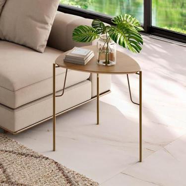 Imagem de Mesa Lateral 56cm de Apoio para Sala Multiuso 100% MDF - Casa Lar Inco
